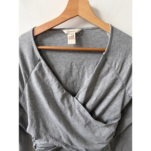 Sundance Vanessa Faux Wrap Ruched sides women's size M - Picture 2 of 3